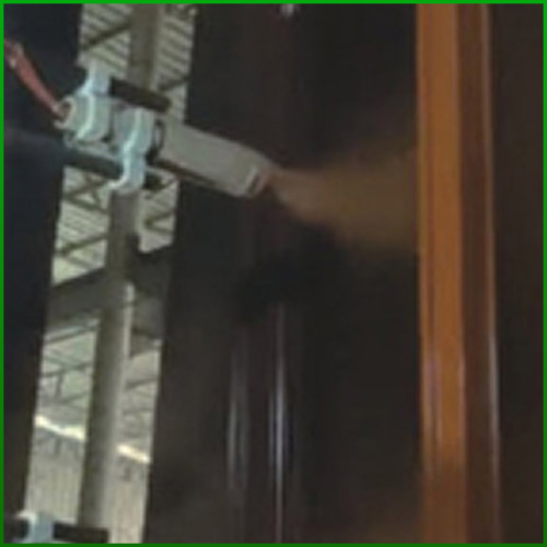 The Rotating Cup Anti-Theft Door Spray System Does Not Meet Standards